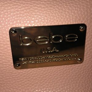 BEBE baby pink handbag